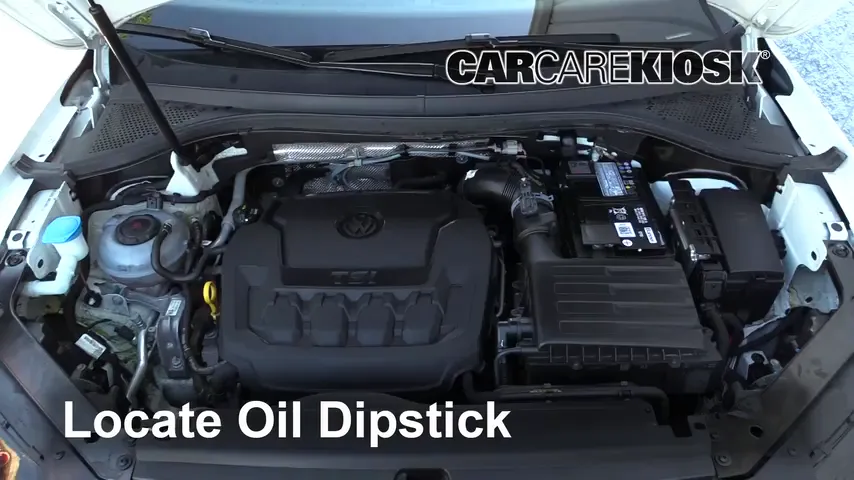 2018 Volkswagen Tiguan SE 2.0L 4 Cyl. Turbo Oil Check Oil Level